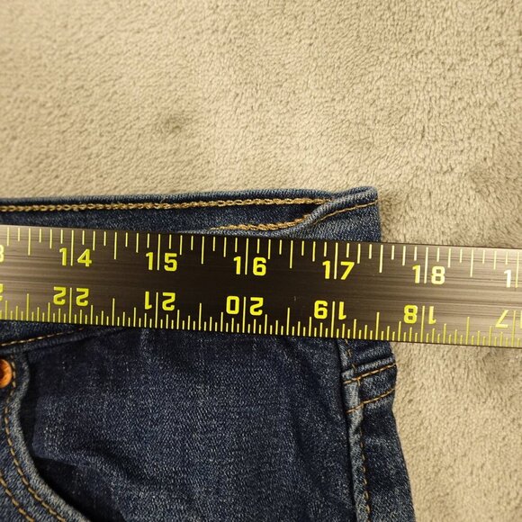 Levi's jeans Boyfriend high rise crop women's 32 blue denim red tab - Picture 6 of 14